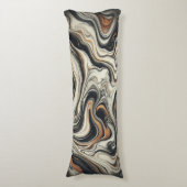 ヴィンテージエレガント大理石の渦巻き ボディピロー (正面縦)