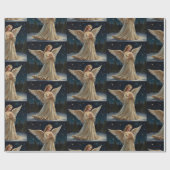 ヴィンテージエレガント天使 ラッピングペーパー (フラット)