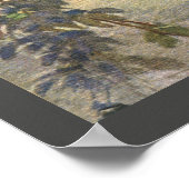 ヴィンテージエレガント孔雀の木のポスター ポスター (角)