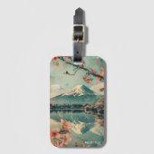 ヴィンテージエレガント山富士日本トラベル ラゲッジタグ (正面縦)