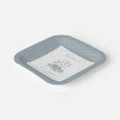 ヴィンテージエレガント巣ベビーシャワー ペーパープレート (傾斜あり)