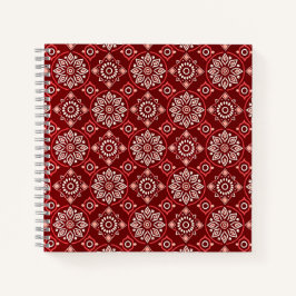 ヴィンテージエレガント房保幾何学模様 ノートブック