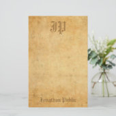 ヴィンテージエレガント手書きモノグラムクールテンプレート (スタンド正面)