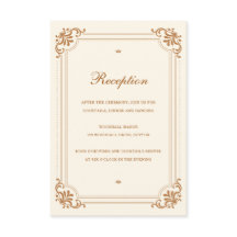 ヴィンテージエレガント披露宴銅アイボリー結婚ズ