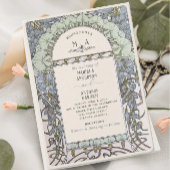 ヴィンテージエレガント新しい水彩結婚式の花 招待状