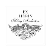 ヴィンテージエレガント春フローラカスタムライブラリ ラバースタンプ (インプリント)