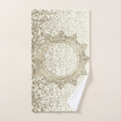 ヴィンテージエレガント曼荼羅 バスタオルセット (ハンドタオル)