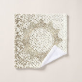 ヴィンテージエレガント曼荼羅 バスタオルセット (ウォッシュタオル)