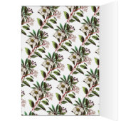 ヴィンテージエレガント植物性クリスマスバラ花 (内側 (左))