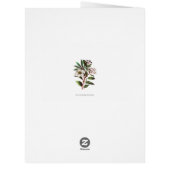 ヴィンテージエレガント植物性クリスマスバラ花 (裏面)