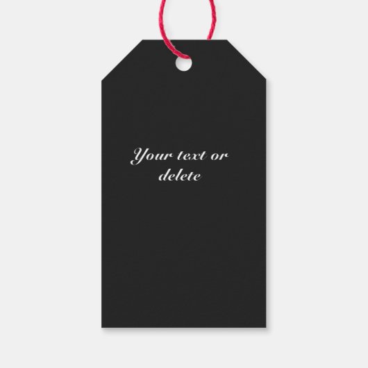 ヴィンテージエレガント植物性クリスマスバラ花 ギフトタグ (裏面)