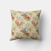 ヴィンテージエレガント植物性フローラ クッション (裏面)