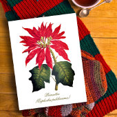 ヴィンテージエレガント植物指針花 ポストカード