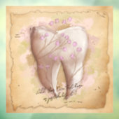 ヴィンテージエレガント歯科医師歯科助手ギフト ウィンドウサイン (シート3)