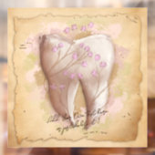 ヴィンテージエレガント歯科医師歯科助手ギフト ウィンドウサイン (シート2)