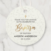 ヴィンテージエレガント洗礼 フェイバータグ (裏面)