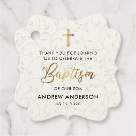 ヴィンテージエレガント洗礼 フェイバータグ