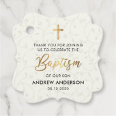 ヴィンテージエレガント洗礼 フェイバータグ (正面)