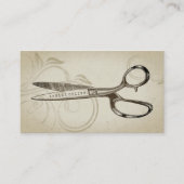 ヴィンテージエレガント理髪師 名刺 (正面)