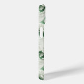 ヴィンテージエレガント白緑植物葉柄 Case-Mate iPhoneケース (裏面 / 右)