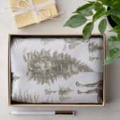 ヴィンテージエレガント白馬の雪の森トイル 薄葉紙 (ギフト)