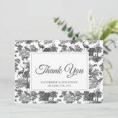 ヴィンテージエレガント白黒トイルディアー セーブザデート (スタンド正面)