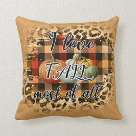 ヴィンテージエレガント秋ラブパンプキンコットン16"X16 クッション