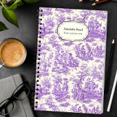 ヴィンテージエレガント紫トイルドジュウスモール ノートブック