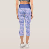 ヴィンテージエレガント紫色のトイレデジュイ カプリレギンス (裏面)