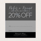 ヴィンテージエレガント花折りの紹介 名刺 (内部フラット)