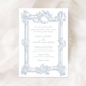 ヴィンテージエレガント装飾用フレ結婚ーム 招待状