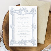 ヴィンテージエレガント装飾用フレ結婚ーム 招待状