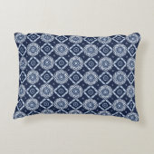 ヴィンテージエレガント装飾花柄 アクセントクッション (裏面)