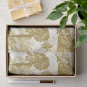 ヴィンテージエレガント金ゴールドディアーキツネハレカントリートワール 薄葉紙 (ギフト)