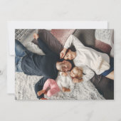 ヴィンテージエレガント金ゴールドフォトクリスマス シーズンカード (裏面)