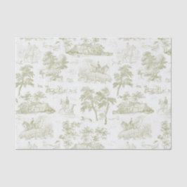 ヴィンテージエレガント金ゴールドベージュホース狩りトワール 薄葉紙