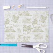 ヴィンテージエレガント金ゴールドベージュホース狩りトワール 薄葉紙 (クラフト)