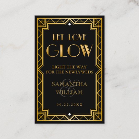 ヴィンテージエレガント金ゴールド結婚の送信バス 名刺 (正面)