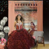 ヴィンテージエレガント銅キンセアニラの写真の背景 タペストリー