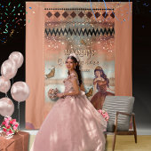 ヴィンテージエレガント銅キンセアニラの写真の背景 タペストリー