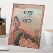 ヴィンテージエレガント銅バラキンセアニラ 台座サイン (インサイチュ)