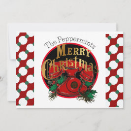 ヴィンテージエレガント電話パーソナライズされた シーズンカード