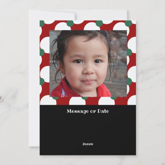 ヴィンテージエレガント電話パーソナライズされた シーズンカード (裏面)