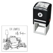 ヴィンテージエレガント静ルームカスタム図書館本 セルフインキングスタンプ (インサイチュ)
