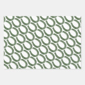 ヴィンテージエレガント馬蹄型ギフティング ラッピングペーパーシート (正面3)