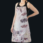 ヴィンテージエレガント鳥の植物エプロン エプロン<br><div class="desc">ヴィンテージエレガントエフエマラ紫の鳥と蝶のデザイン。このエプロンは柔らかいヴィンテージの外観で上品な贈り物を作る。Blackberry Boulevardによって設計。</div>