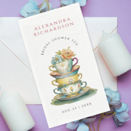 ヴィンテージエレガント ウォーターカラーブライダルシャワーティーパーティー