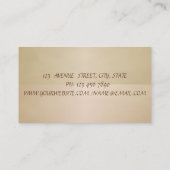 ヴィンテージエレガント,シック,レース 名刺 (裏面)