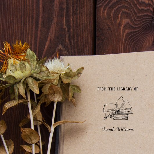 ヴィンテージエレガント・名前をカスタムする セルフインキングスタンプ