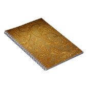 ヴィンテージエレガント,素朴な黄金ビクトリアン,ビロード ノートブック (右側)